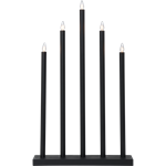 STAR TRADING Ljusstake Holy Svart