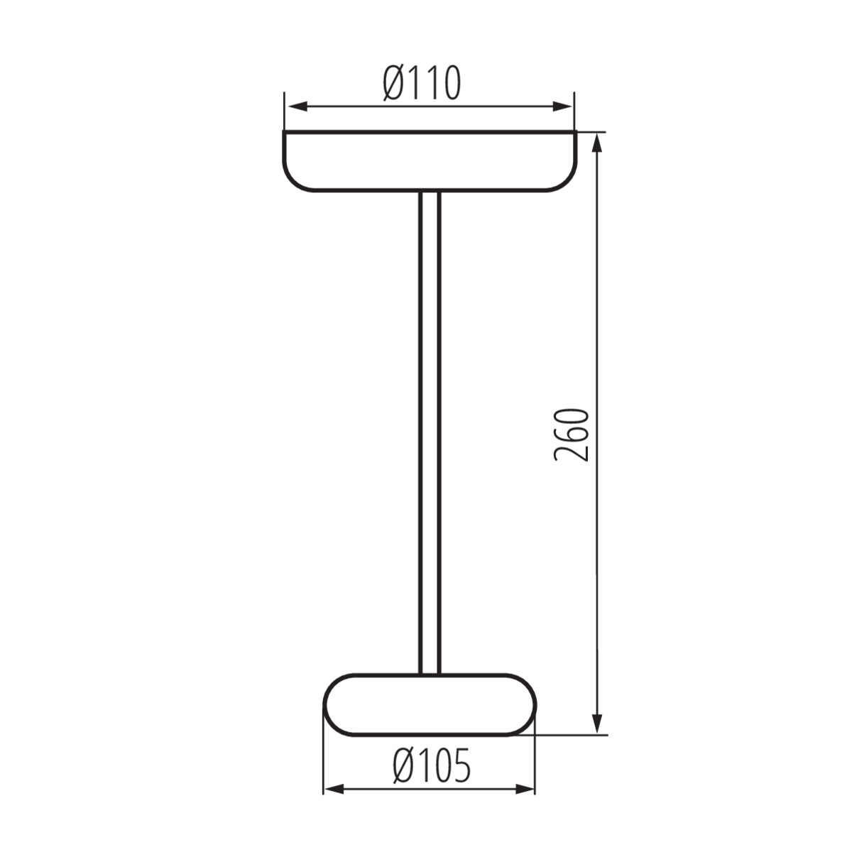 KANLUX  FLUXY LED Bordslampa IP44 3000K - 4