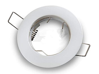 KANLUX Fast Downlight IP20 håltagning 60mm, blank vit
