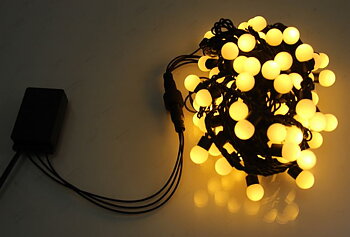 LED slinga runda bollar IP44 3000K
