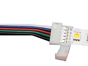 RGBW klämanslutning 5-pin 15 cm