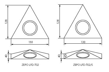 KANLUX Zepo-C/M Svart - 2