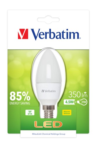VERBATIM E14 Frost 4,5W (25W) 2700K - 3