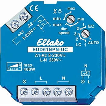 ELTAKO EUD61NPN-UC Universaldimmer 400W/100W INF