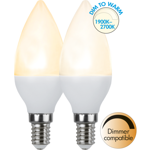 STAR TRADING E14 C37 Dim to Warm 2700-1900K 5W (35W)