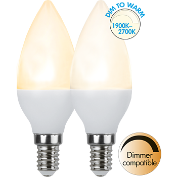 STAR TRADING E14 C37 Dim to Warm 2700-1900K 5W (35W)