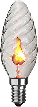 STAR TRADING Kron E14 Flicker-lampa