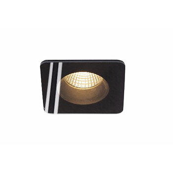 SLV BY BELLALITE Patta-F Square Svart 12W 3000K