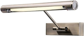 Tavelarmatur 8W antik mässing