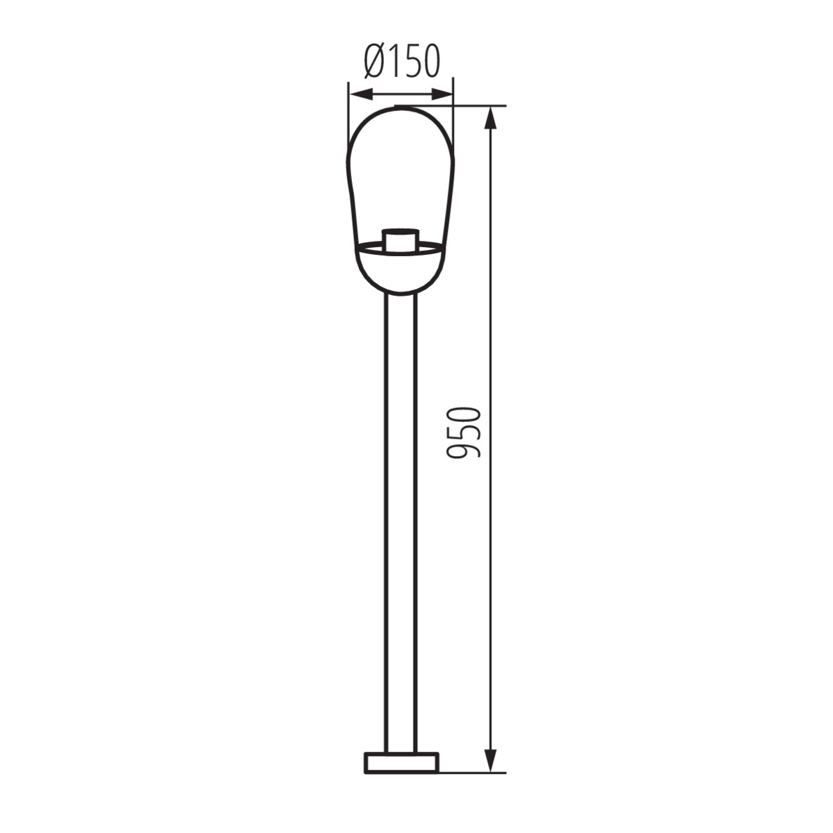 KANLUX LIEGO Pollare 97 cm E27 - 3