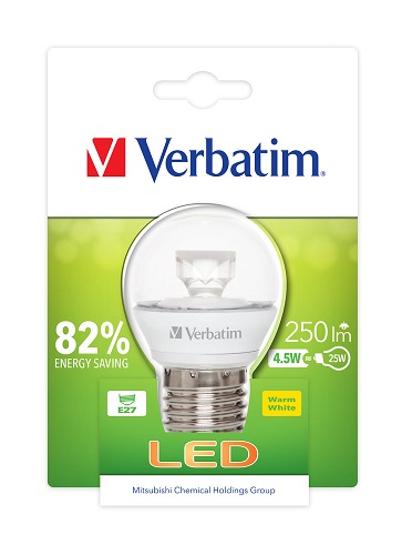 VERBATIM LED E27 4,5W (25W) 2700K - 3