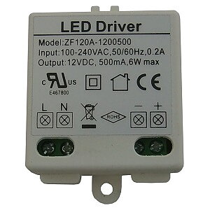 Trafo 12V DC 6W skruvplint