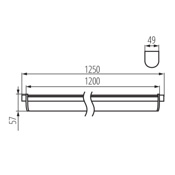 KANLUX Industriarmatur NOME LED 36W IP65 4000K - 2