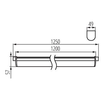 KANLUX Industriarmatur NOME LED 36W IP65 4000K