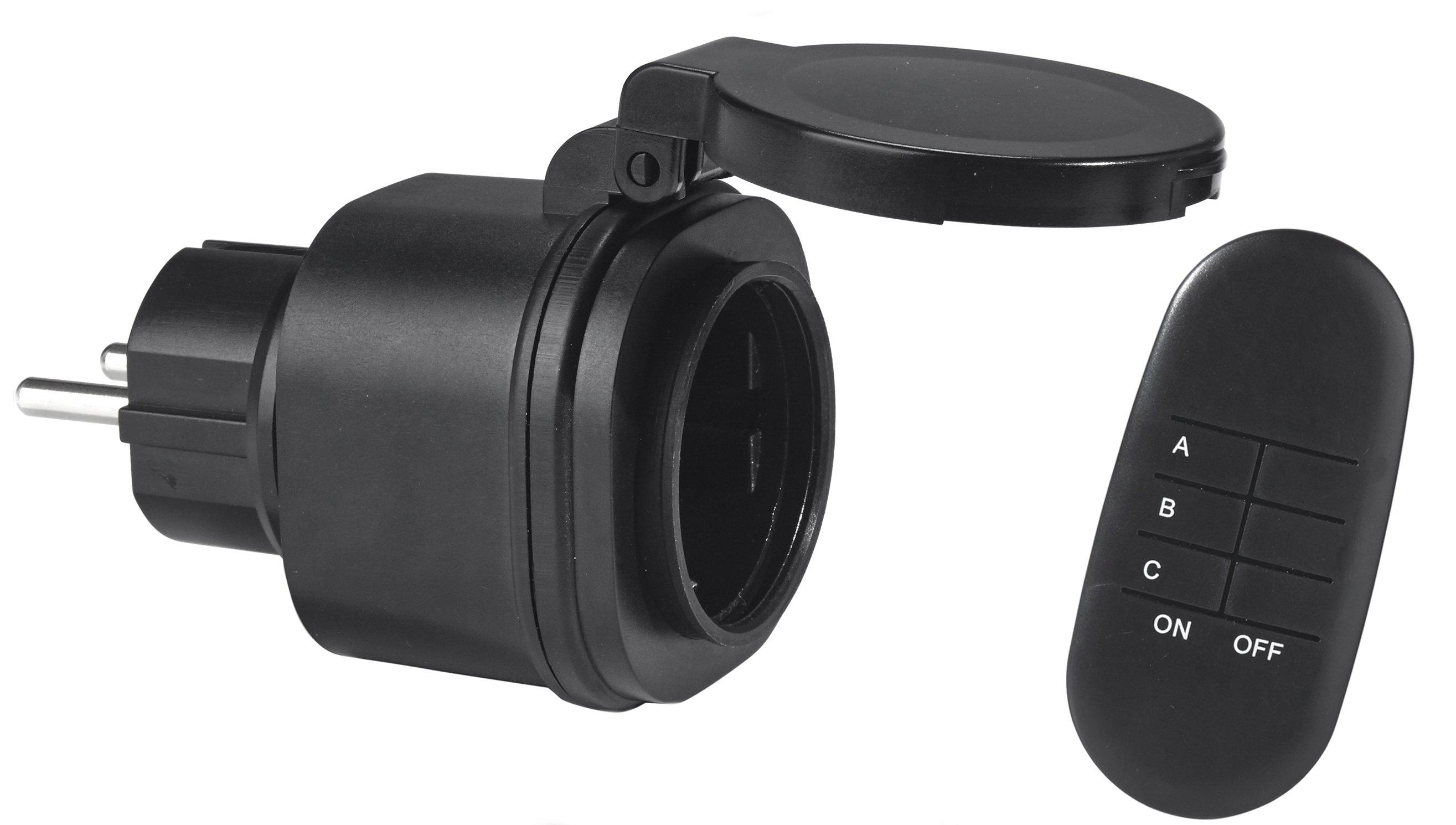 PR HOME Fjärrströmbrytare 1-pack utomhus 6 cm