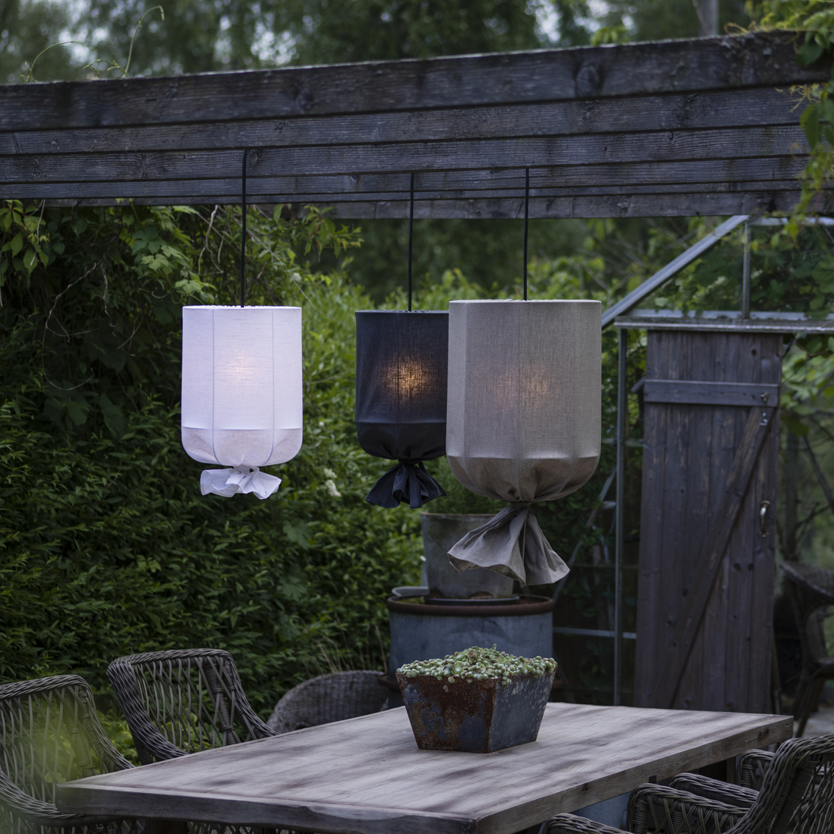 PR HOME Round Outdoor Lin Grå 40 cm - 3