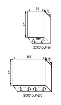 KANLUX Gord DLP 50-AL
