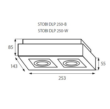 KANLUX Stobi DLP 250-B