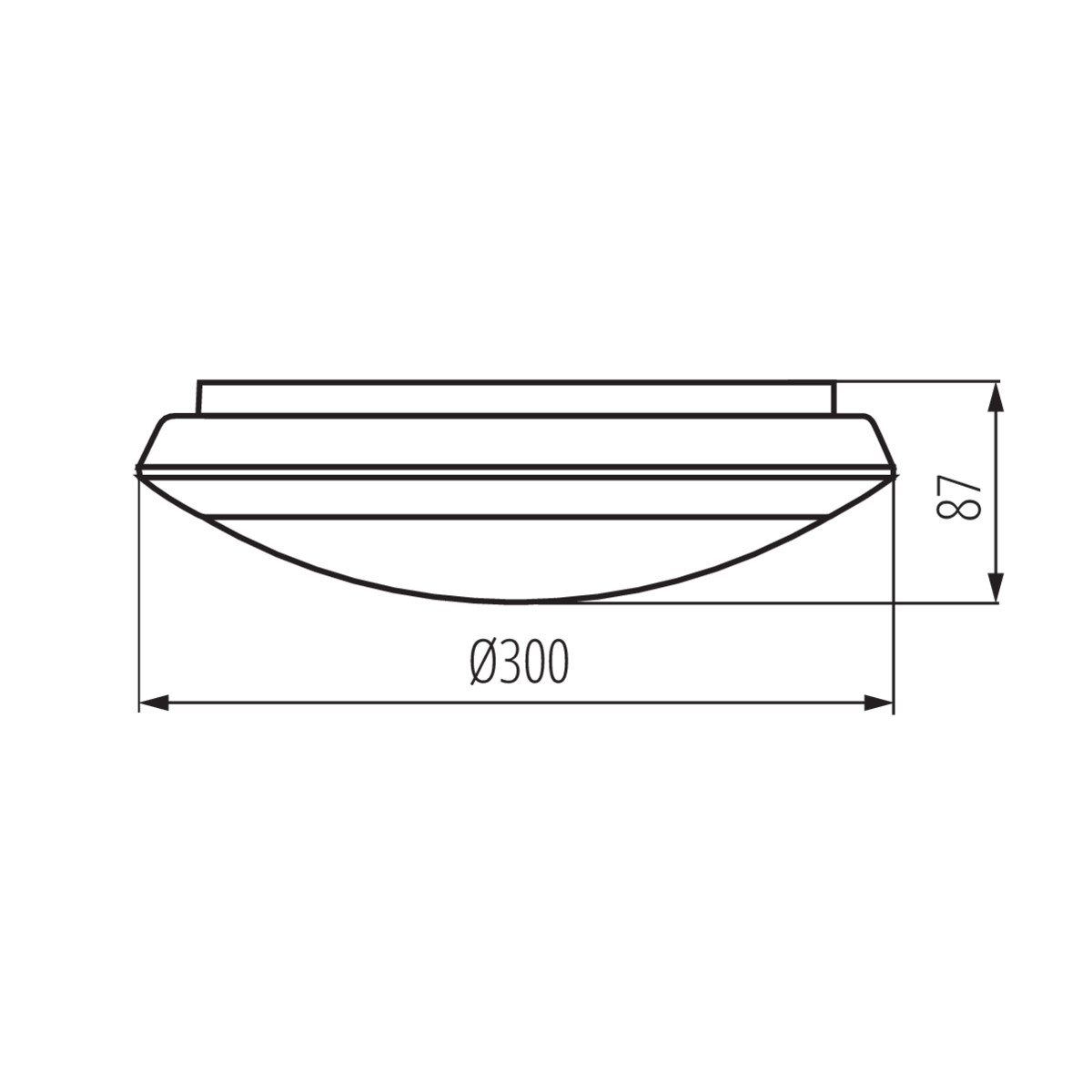 KANLUX Plafond DABA PRO Sensor M+S 4000K - 3