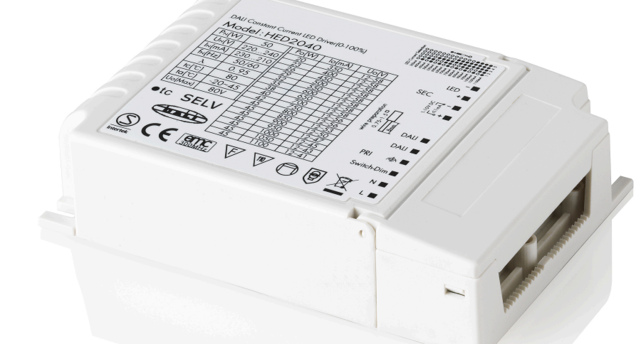 DESIGNLIGHT D-MA2040 Multidriver 20-40W 350-1100 mA DALI/PUSH