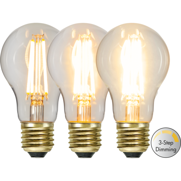STAR TRADING E27 A60 Soft Glow SmartLED 3-step 6,5W 2100K, KlickDim
