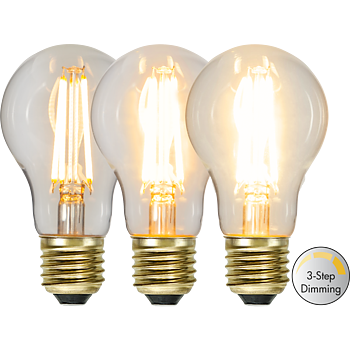 STAR TRADING E27 A60 Soft Glow SmartLED 3-step 6,5W 2100K, KlickDim