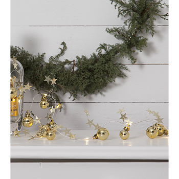 STAR TRADING Ljusslinga X-mas 10 LED dewdrops