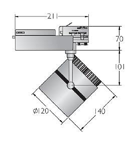 Track-LED 3000K 53W