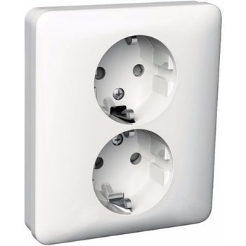 SCHNEIDER ELECTRIC Exxact 2-Vägs Vägguttag Jordat