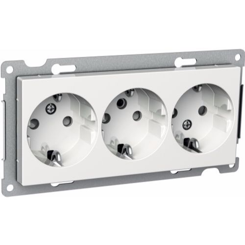 SCHNEIDER ELECTRIC Exxact 3-vägsuttag Jordat