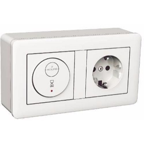 SCHNEIDER ELECTRIC Exxact Timer & 1 vägsuttag