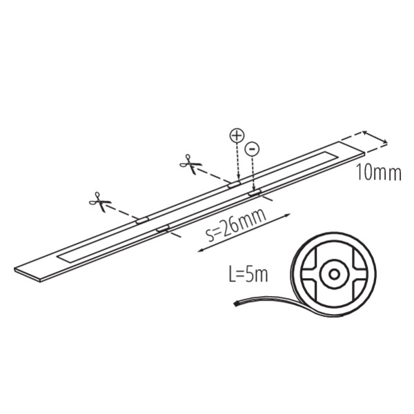 KANLUX LED List LCOB 14W/m 24V CCT IP00/IP65 - 5
