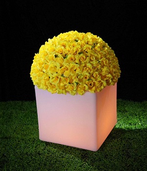 RGB LED Dryckeskylare 35x35 cm - 4