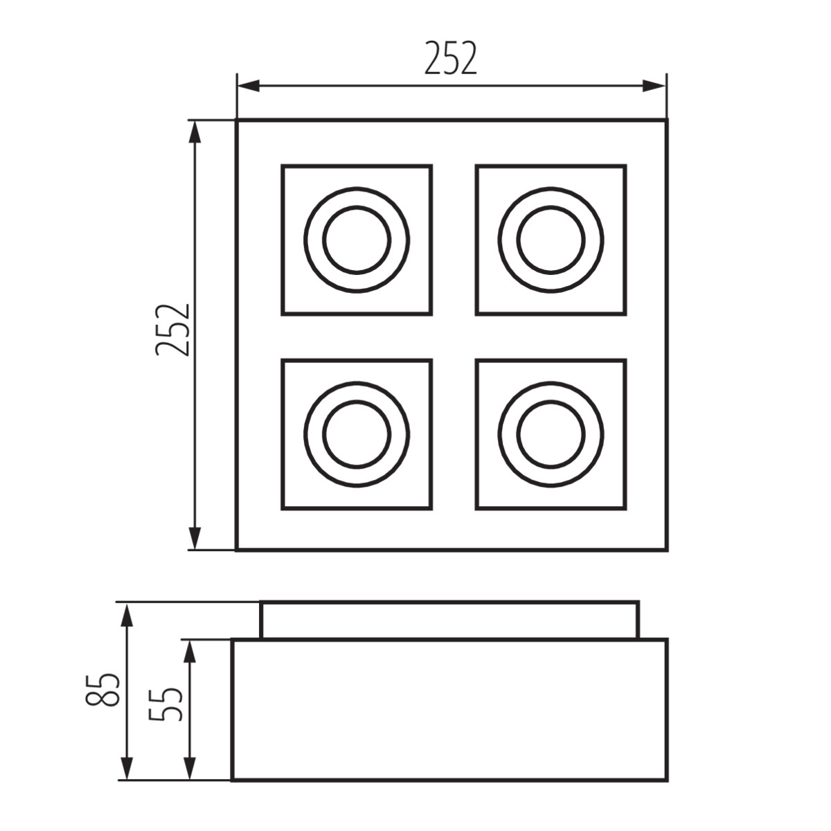 KANLUX STOBI DLP 450-W - 2