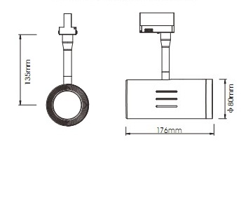 Track-LED STIL 30W 3000K Dimbar - 2
