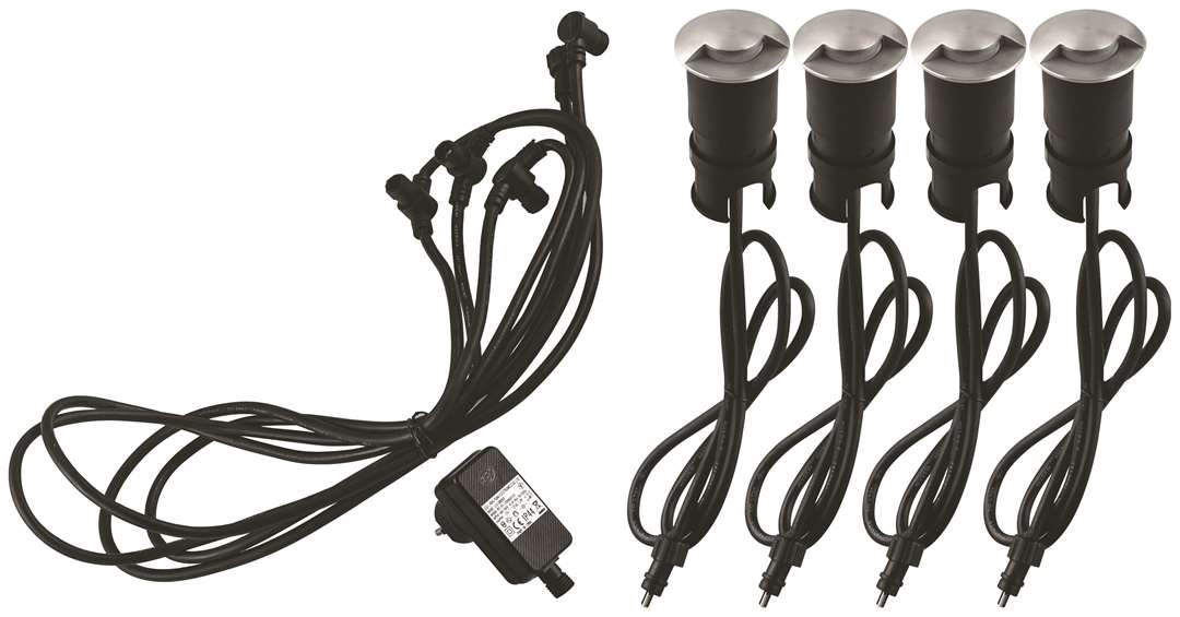 MALMBERGS Tellus LED-kit 4x1 1W 1-vägs - 5