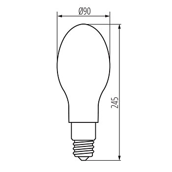 KANLUX LED E27 Opal 26W (227W) 4000K