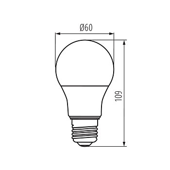 KANLUX LED E27 11W (100W) 4000K