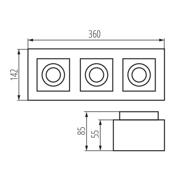 KANLUX STOBI DLP 350-B - 2