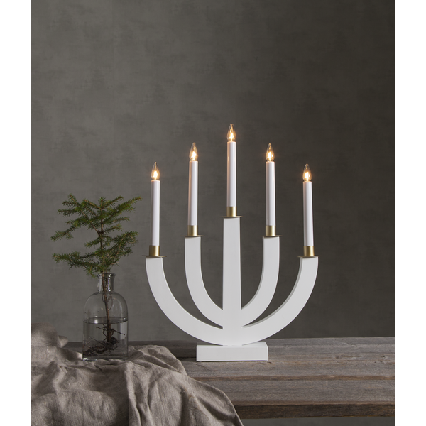 STAR TRADING Ljusstake Eli Vit - 2