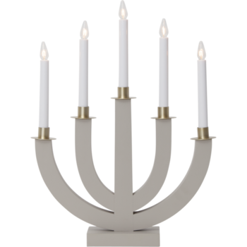 STAR TRADING Ljusstake Eli Beige