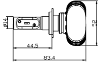 LED Bilstrålkastarlampa H7 4000 lm 9G - 3