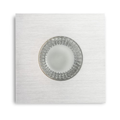 RENDL Astor SQ 230V GU10 IP65 Borstad Aluminium