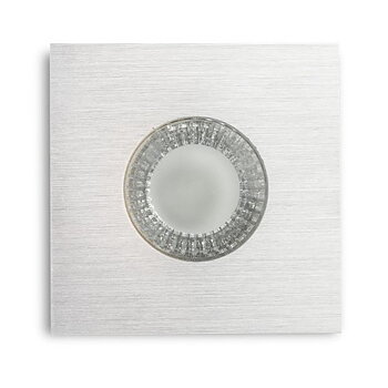 RENDL Astor SQ 230V GU10 IP65 Borstad Aluminium