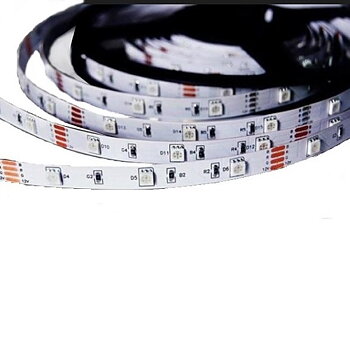 LED list 7,2W/m RGB, 2200+1580mm, 5m Anlsutningskabel