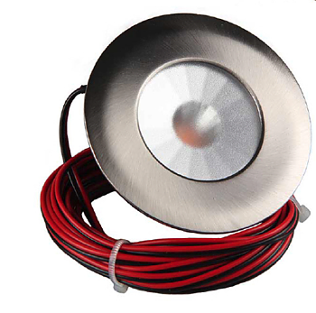 ETMAN Downlight 3,5W 3000K, Borstat stål