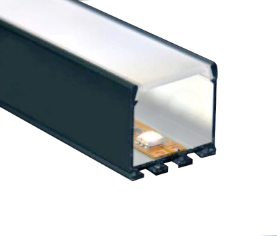Aluminiumprofil rymlig 26x24,5mm