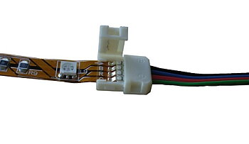 RGB klämanslutning 4-pin 15 cm