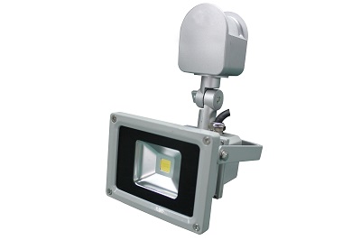 Strålkastare KallVit 10W IP44 Sensor