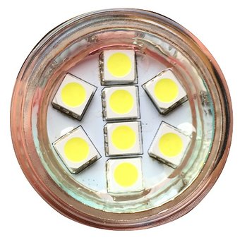 LED MR11 2W 8 SMD 5500K Dimbar